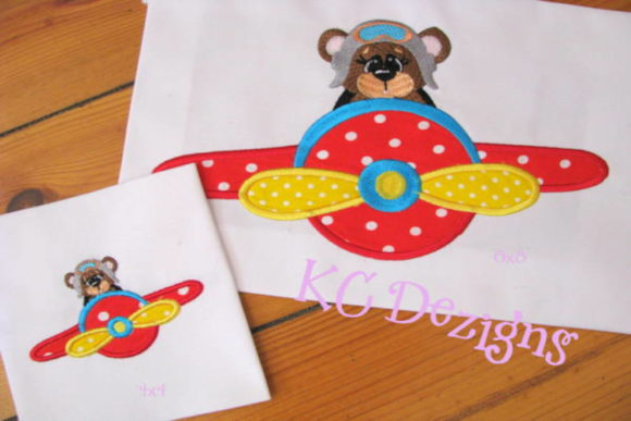 Aviator Bear 01 Applique Design Review