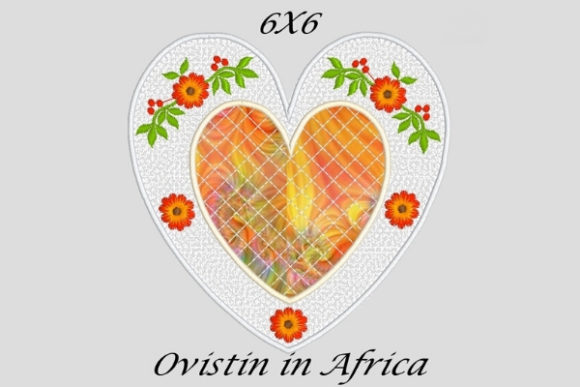 Beautiful Applique Heart Coaster