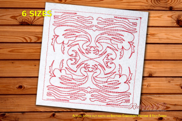 Bird Quilt Lineart Design Review