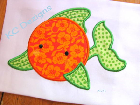 Cute Fish 01 Embroidery Design