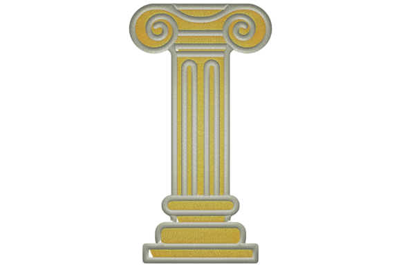 Greek Column Embroidery Design Review