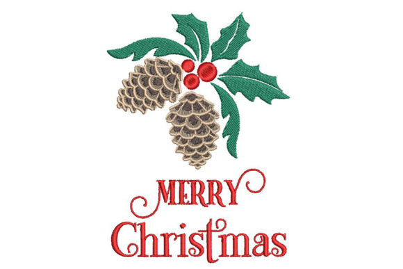 Merry Christmas Quote and Decor, 2 Sizes