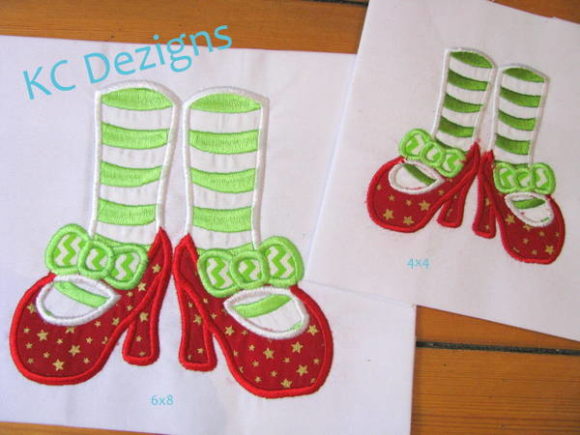 Mrs Clause Feet: A Festive Embroidery Staple