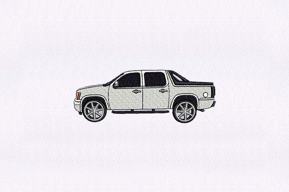 Pickup Truck Side: A Warm, Versatile Embroidery for Meaningful Gifts
