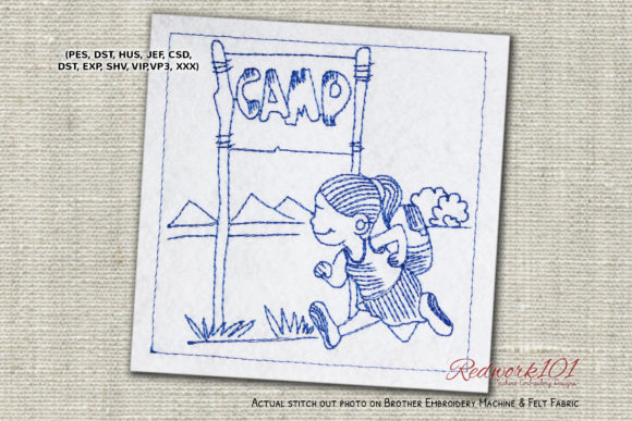 Running for Camping Redwork Review