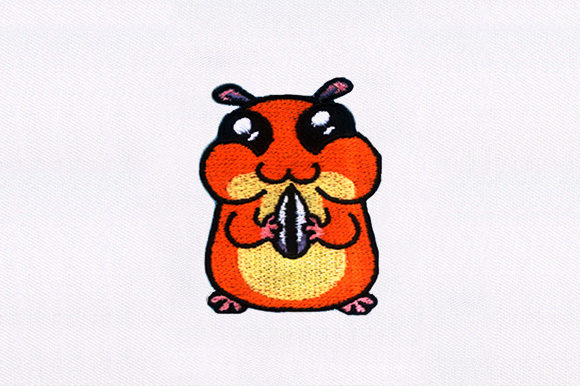 Squirrel Eating Nut Embroidery Review