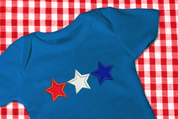 Star Trio Applique