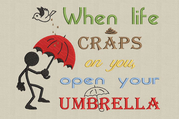 Stick Man and a Funny Quote