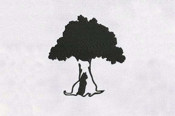 Tree with a Cat Embroidery Review